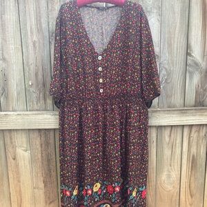 Bloomchic black floral dress